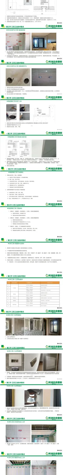 阿洲旧房翻新工艺工法技术长图第5部分
